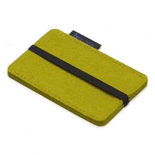 Hey Sign Etui na telefon w kolorze żółtym Curry i rozmiarze XL: 10,3 x 17 cm z filcem o grubości 3 mm, kompatybilne z Huawei, Apple, Samsung, HTC, 301031523
