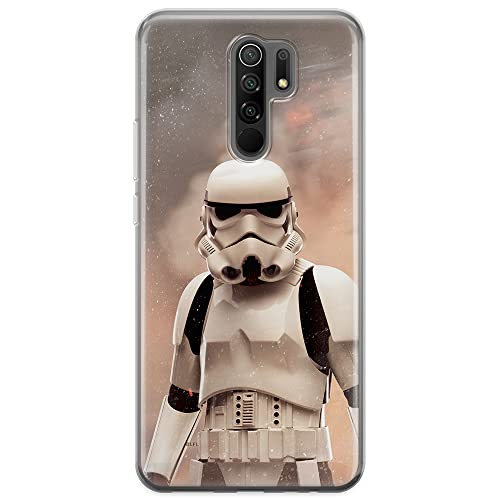 ERT GROUP etui na telefon Xiaomi REDMI 9, case oryginalny i oficjalnie licencjonowany przez Star Wars, wzór Szturmowiec 003, optymalnie dopasowane, plecki z TPU