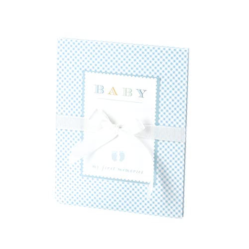Rössler 13301930000 - Leporello Baby Boy, białe strony, jasnoniebieski, 150 x 190 mm, urodziny i chrzest, 1 sztuka
