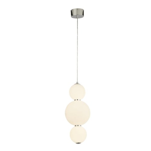 Snowball LED lampa wisząca 3-punktowa chrom 51022-3CC