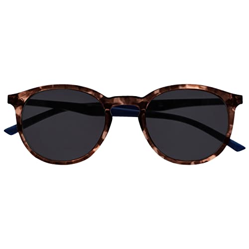 OPULIZE Met Sun okulary odległość, brązowa skorupa żółwia granatowe ramiona, 25 g