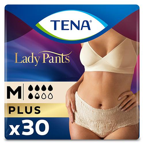 TENA Lady Pants Plus M 75-105 cm Creme, 30 szt - bielizna chłonna