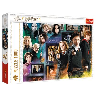 Trefl Harry Potter Świat Czarodziejów Puzzle 1000 Elementów o Wysokiej Jakości Nadruku dla Dorosłych i Dzieci od 12 lat