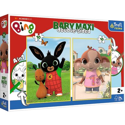 Puzzle dla dzieci Baby Maxi - Królik Bing  wiek 2+