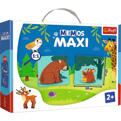 Trefl Memo Maxi Zwierzęta i dzieci Nowa