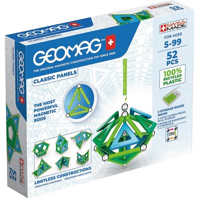 GeoMag klocki magnetyczne Classic Panels 52