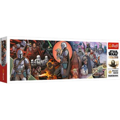 Trefl Puzzle 1000 Panorama Przygody Mandaloriana