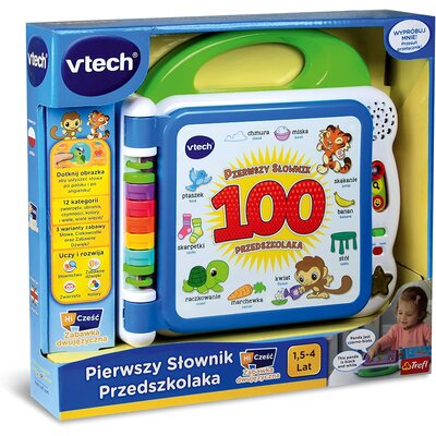 Vtech 61090 Pierwszy Słownik Przedszkolaka Dwujęzyczny