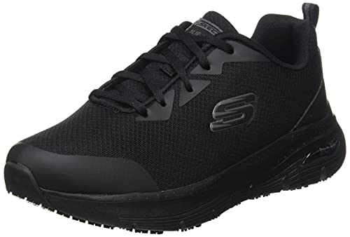 Skechers Damskie trampki Arch Fit Sr, Czarny materiał syntetyczny, 41 EU