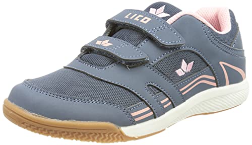 Lico Active Indoor V Dziewczynki Trampki halowe, szary/różowy, 28 EU