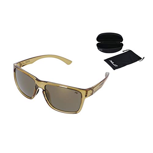 XLC Okulary przeciwsłoneczne Miami, złota oprawka, szkła lustrzane