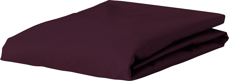 Prześcieradło z gumką Minte 160 x 200 cm burgundowe