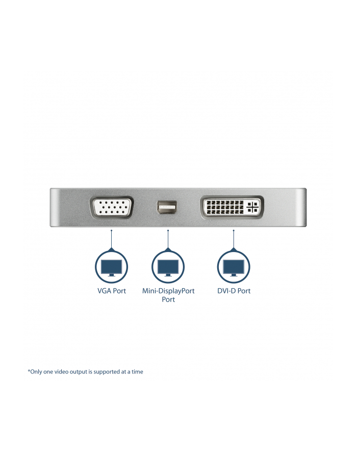 StarTech USB-C na DVI/HDMI/D-Sub (CDPVGDVHDMDP)