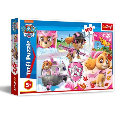 Trefl Puzzle 100 Skye w akcji