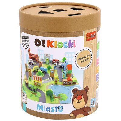 Trefl Drewno Drewno Klocki drewniane O!Klocki Miasto 5_782792