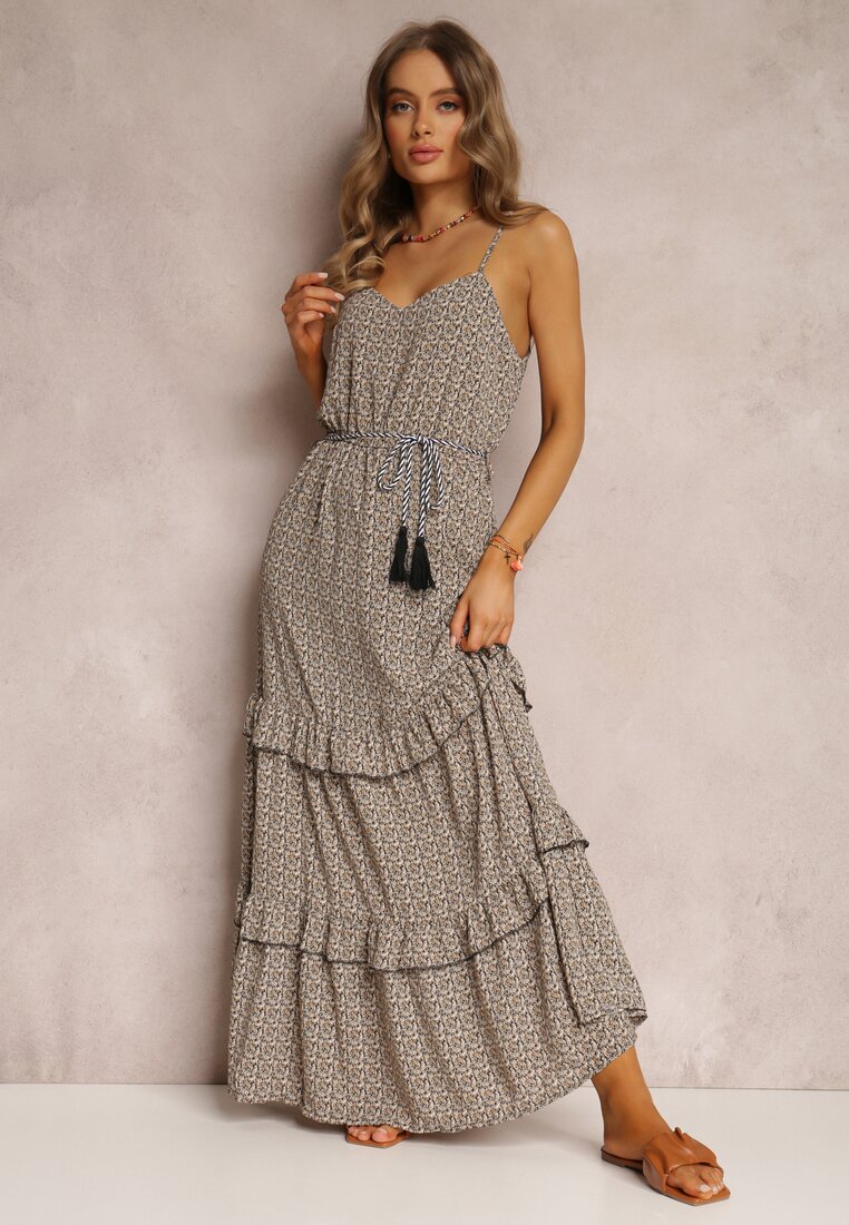 Ciemnozielona Sukienka Ailbhe