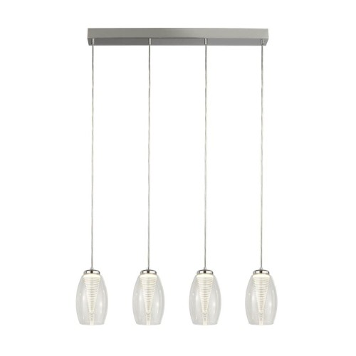 Cyclone LED lampa wisząca 4-punktowa chrom 97292-4CL