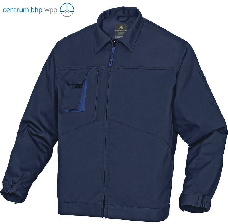 Delta Plus Bluza MACH 2 z poliestru (65%) bawełny (35%) 245 g/m2 kolor granatowo-niebieski rozmiar 3XL CORP M2VESBM3X M2VESBM3X