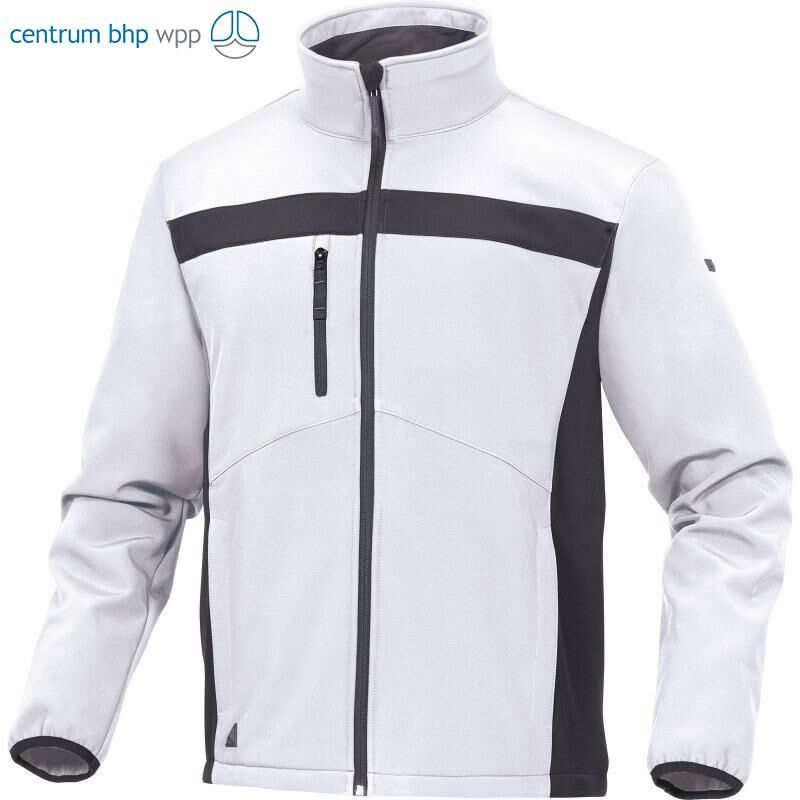 Delta Plus Bluza z Softshell Poliestru i elastanu kolor biało-szary rozmiar 3XL LULE2BC3X LULE2BC3X