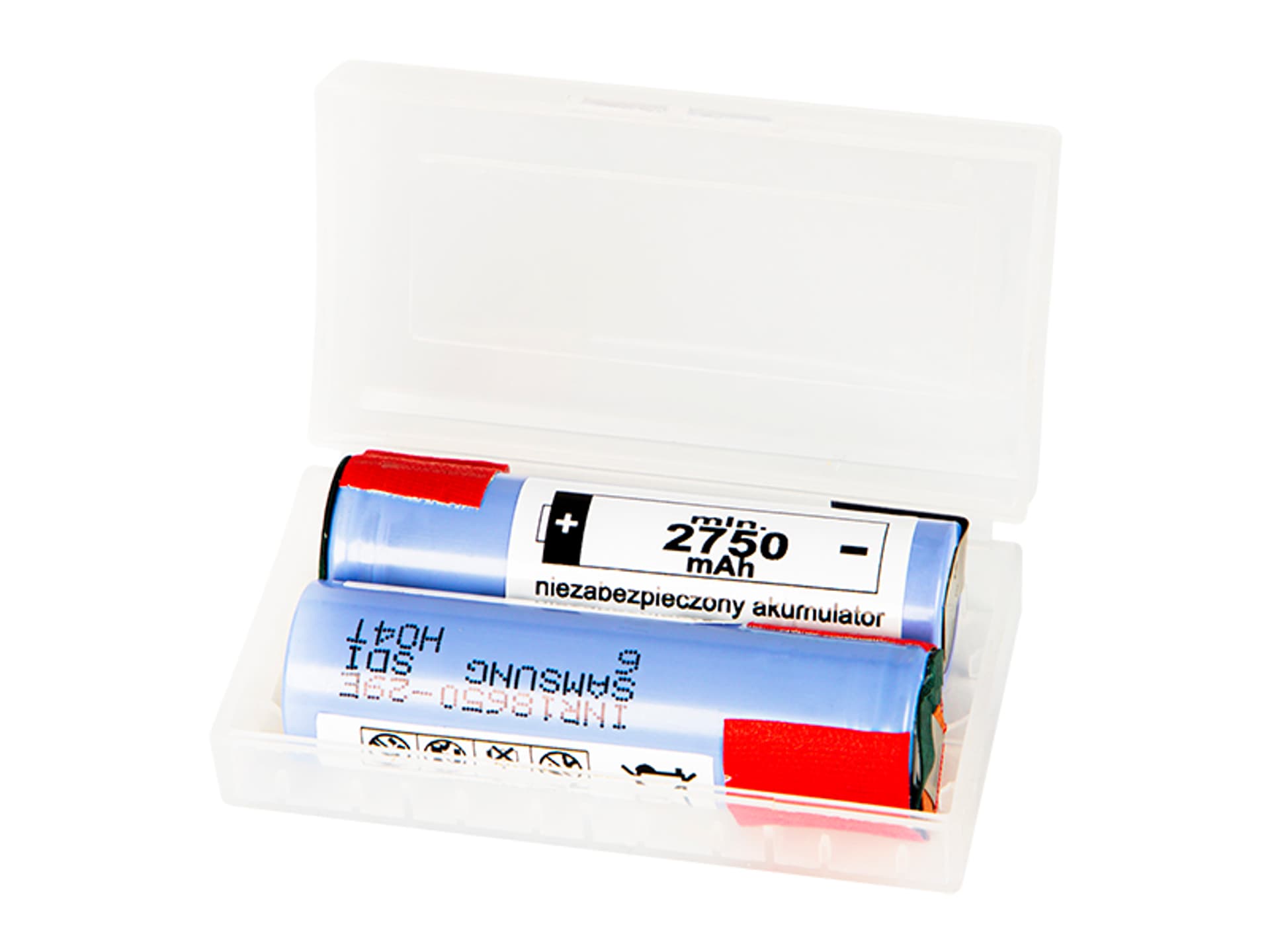 Akumulator 18650 li-ion 2750 blaszki 2sz