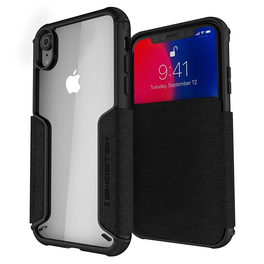 GHOSTEK Etui Exec 3 do Apple iPhone Xr (kolor czarny) (GH_GHOCAS1067)