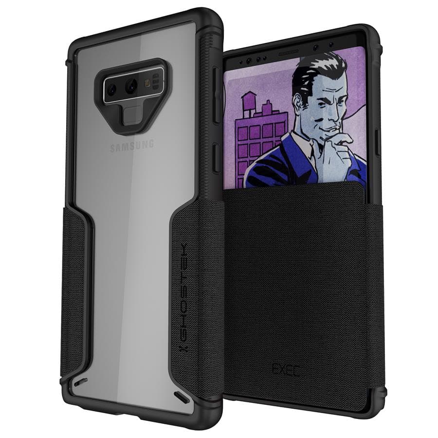 GHOSTEK Etui Exec 3 do Samsung Galaxy Note 9 (kolor czarny (GH_GHOCAS996)