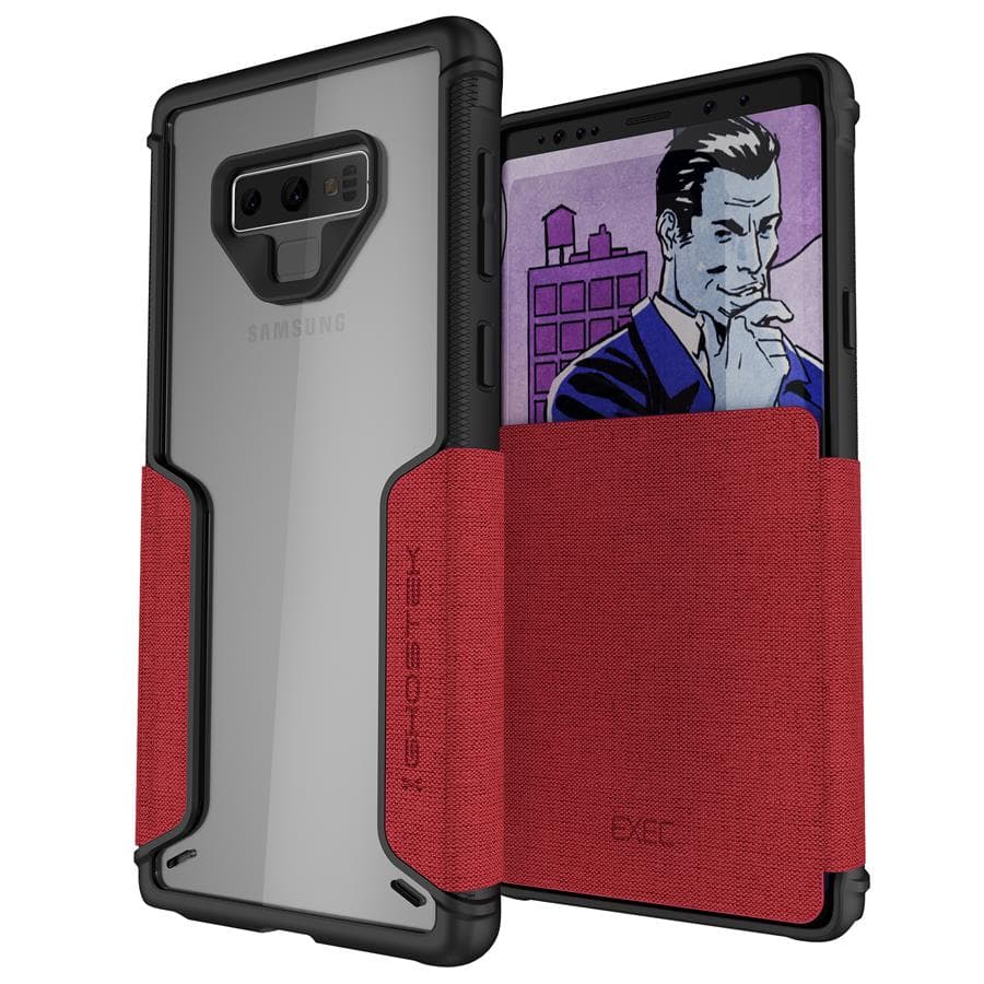 GHOSTEK Etui Exec 3 do Samsung Galaxy Note 9 (kolor czerwo (GH_GHOCAS998)