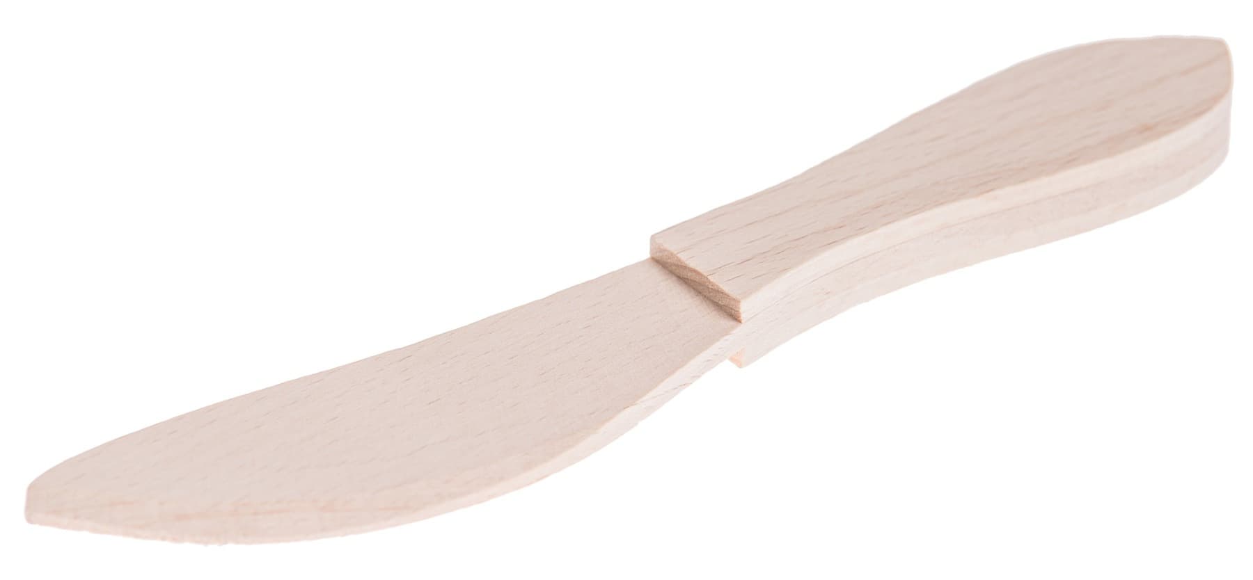 Roan nożyk do masła owalny drewniany 9cm