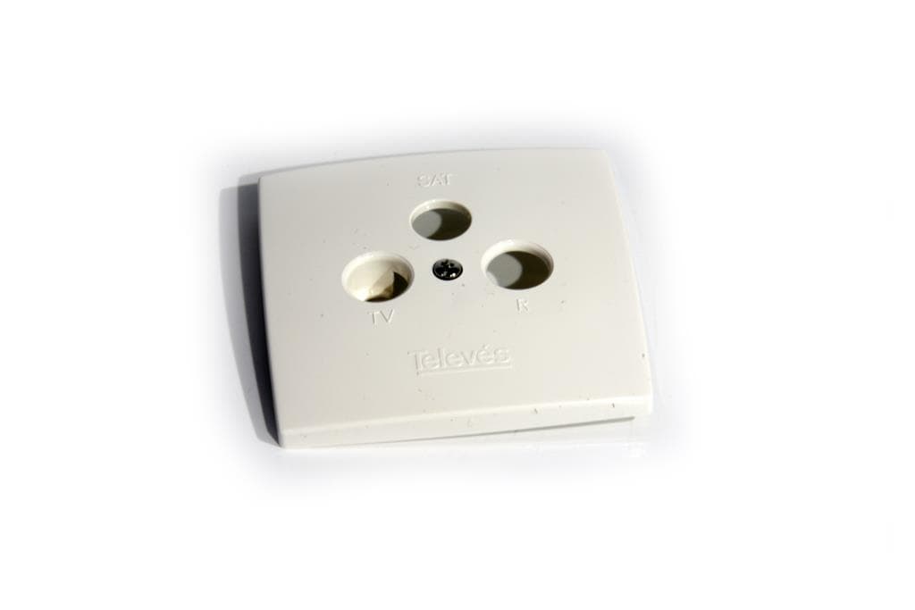 Televes Dekiel biały gniazdo RTV 5443 GNTELEVDEK5443