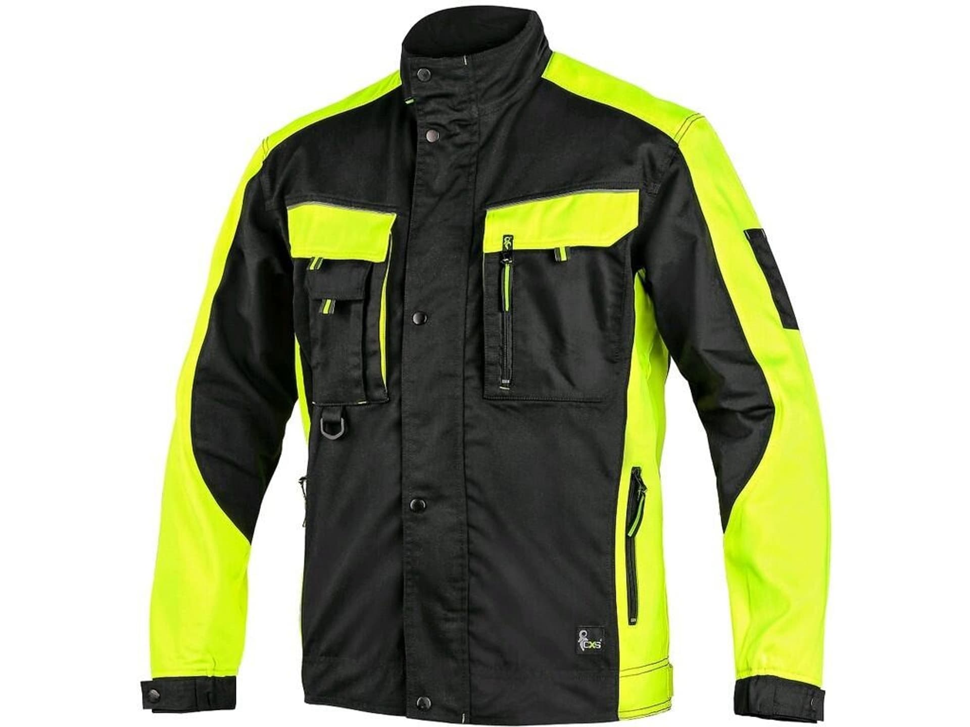 BLUZA/KURTKA CXS SIRIUS BRIGHTON CZARNO-ŻÓŁTA ROZM.50