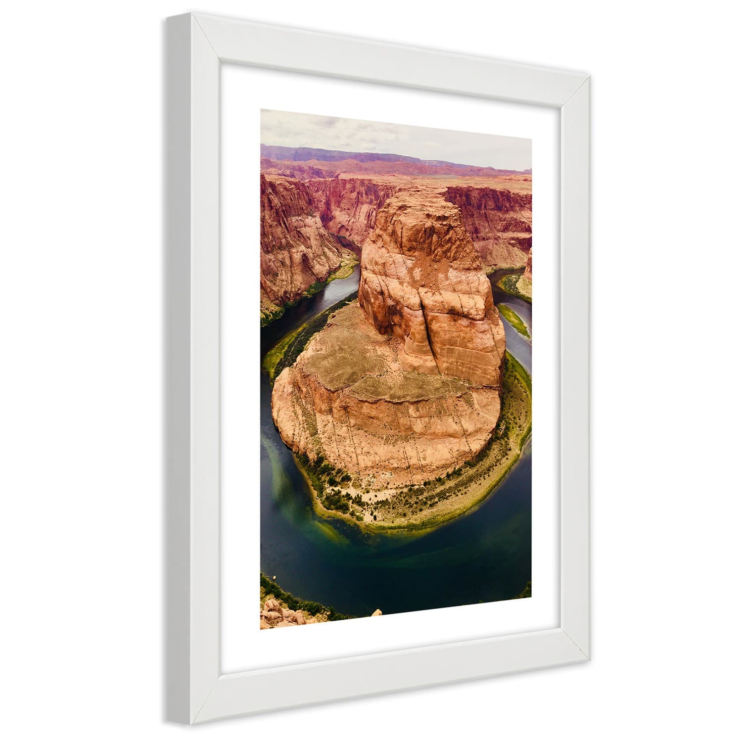 Plakat w ramie białej, Skały Wielkiego Kanionu (Rozmiar 60x90)