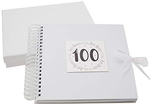 White Cotton Cards Karta 'Happy Birthday to You, 100' i książka pamięci (MTGA100C)