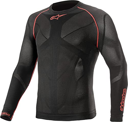 Alpinestars Ride Tech V2 Top Long Sleeve Summer Black/Red, XL-XXL