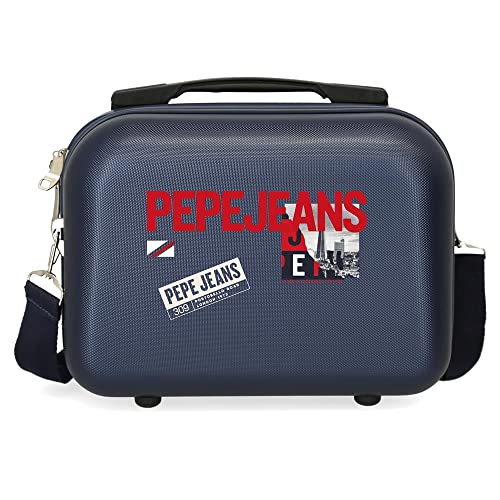 Pepe Jeans Dikran Adaptowalna kosmetyczka z torbą na ramię niebieska 29 x 21 x 15 cm sztywna ABS 9,14 l