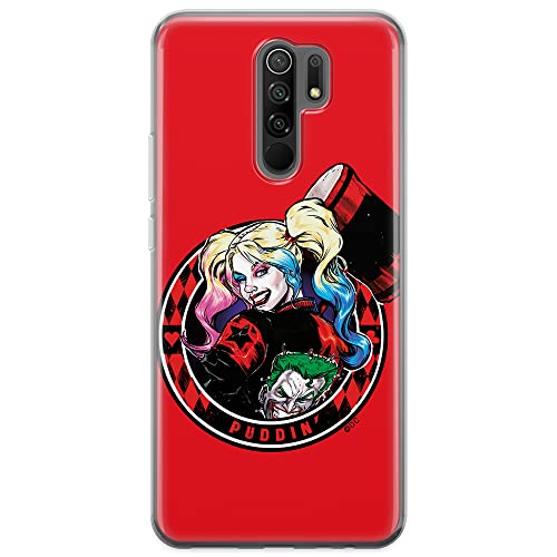 ERT GROUP etui na telefon Xiaomi REDMI 9, case oryginalny i oficjalnie licencjonowany przez DC, wzór Harley Quinn 002, optymalnie dopasowane, plecki z TPU