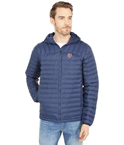 FJÄLLRÄVEN F86119-560 Expedition Lätt męska kurtka z kapturem, granatowa, XS