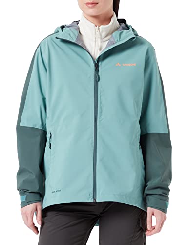 VAUDE Women's Moab Rain Jacket II - damska kurtka przeciwdeszczowa - wodoodporna kurtka rowerowa