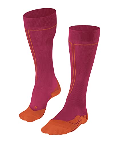 FALKE Energizing, damskie skarpety sportowe kompresyjne, szybkoschnące, różowe (różowe 8564), 39-42 W2 (1 para)