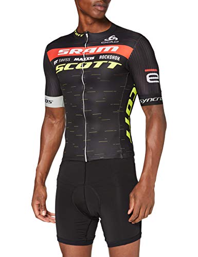 Odlo Męski Scott Sram Stand-up Collar Full Zip T-shirt męski T-shirt wielokolorowa Scott Sram 2020 S