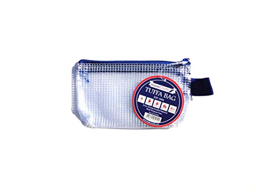 Mini torba tufowa portfel na zamek błyskawiczny przezroczyste plastikowe portfele zamykane na zamek etui na dokumenty teczka wodoodporne wzmocnione, wytrzymałe torby siatkowe (mini - 1 opakowanie)