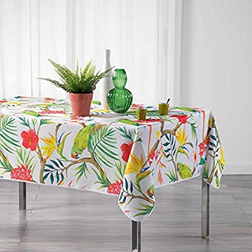 Douceur OBRUS PLAMOODPORNY - Tropicoco Biały 150x240 3574387224160