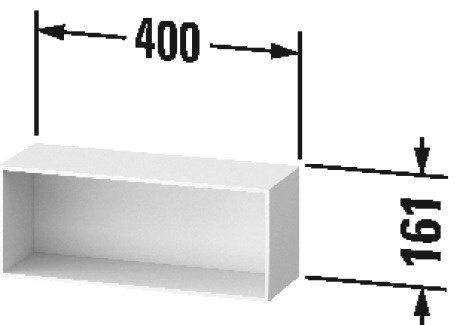Duravit Zencha Szafka boczna 40x14 cm biała ZE1210084840000