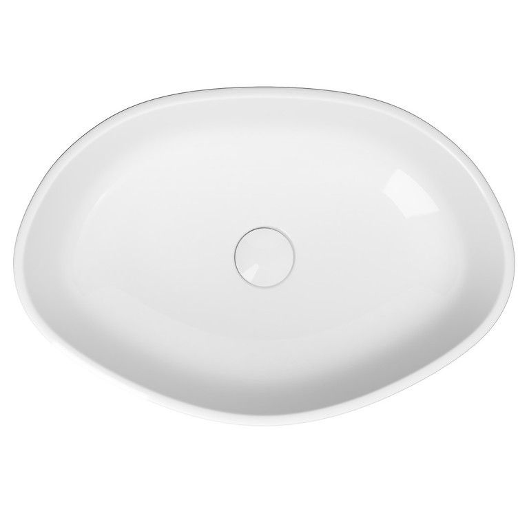 Cersanit City Umywalka nablatowa 52,5x35 cm biała EcoBox K35-046-ECO