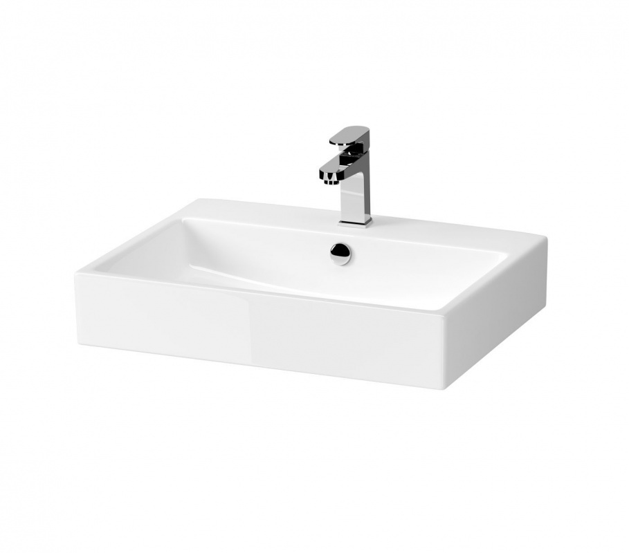 Cersanit Virgo Umywalka meblowa 60,5x46 cm biała EcoBox K118-006-ECO