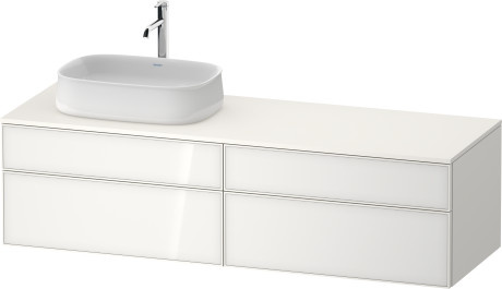 Duravit Zencha Szafka podumywalkowa wisząca 160x55 cm biała ZE4824L64840000