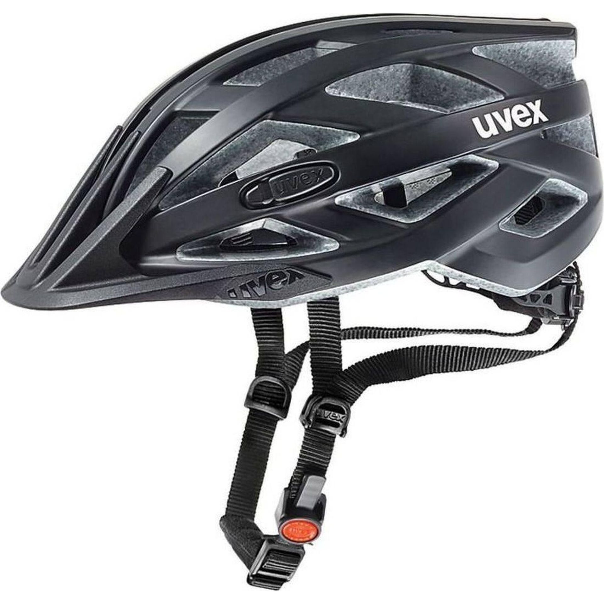 UVEX Uvex I-Vo Cc 4104230817 Kask Rowerowy, Czarny (Black Mat), Obwód Głowy 5660 Cm (4104230817_0817_56-60)