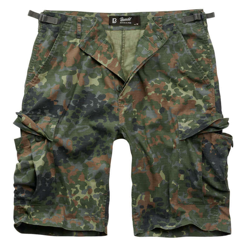 Szorty turystyczne męskie Brandit BDU Rip-Stop Flecktarn
