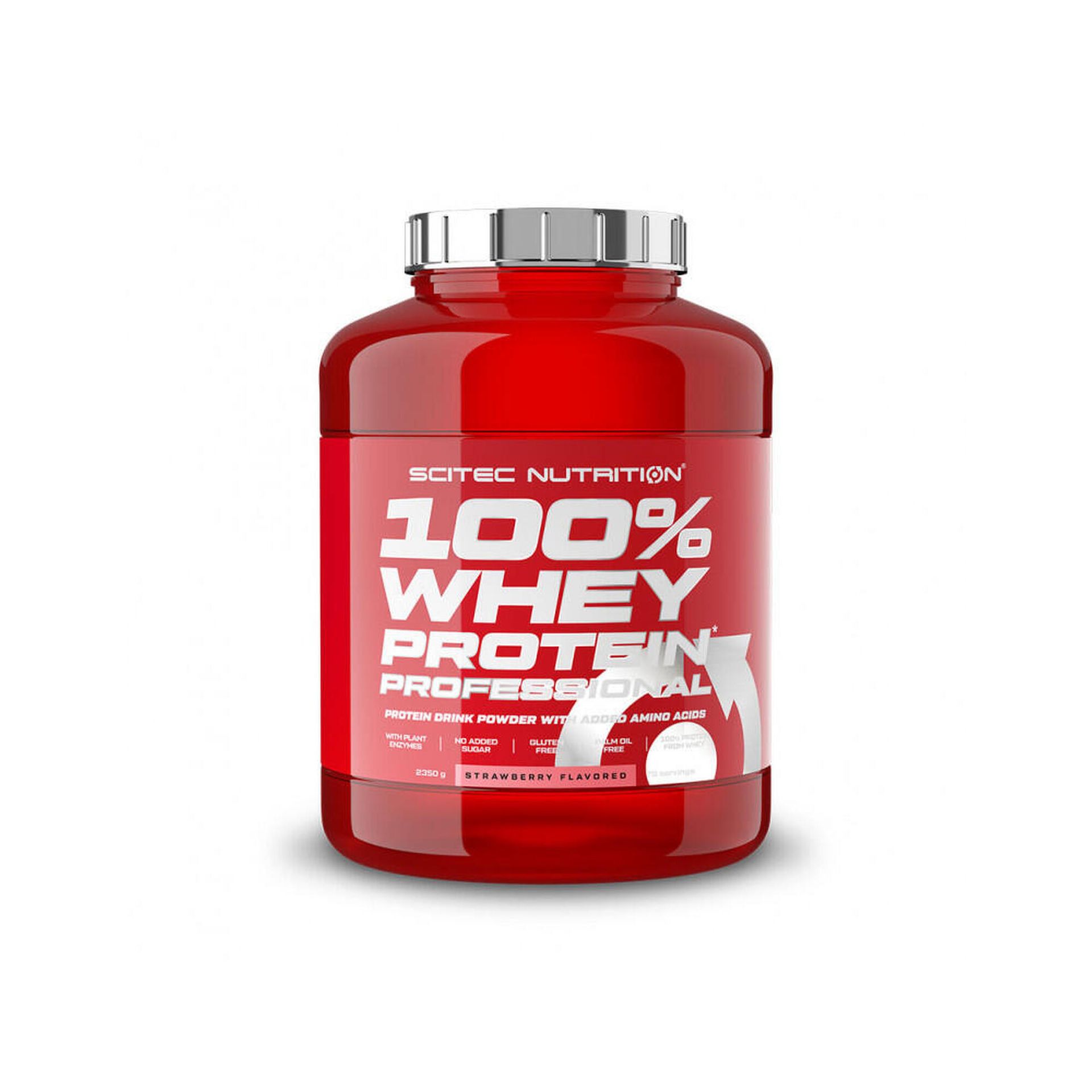 Scitec Nutrition 100% Whey Protein Professional 2350 g truskawka