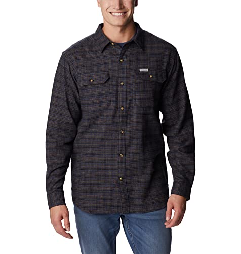 Columbia Męska koszula z długim rękawem Flare Gun Utility, Dark Mountain Small Multi Plaid, L