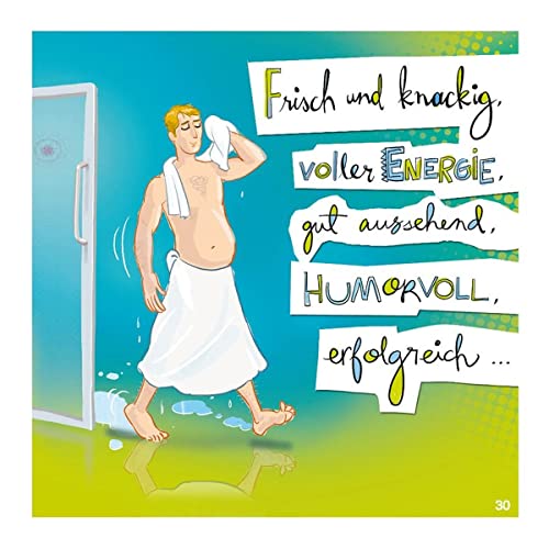 Kartka z życzeniami z muzyką, dowcipna kartka urodzinowa z kolorowym motywem, pasującym hasłem i tekstem wewnętrznym, w zestawie z kopertą, 17 x 16,5 cm